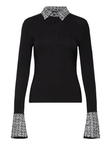 Lslv Boucle Polo Karl Lagerfeld Black