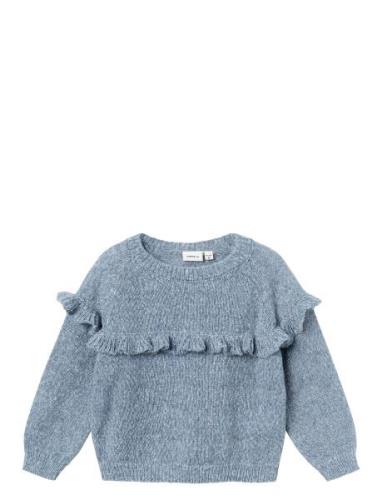 Nmfosminna Ls Knit Name It Blue