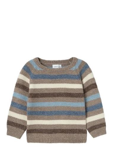 Nmmosomme Ls Knit Name It Brown