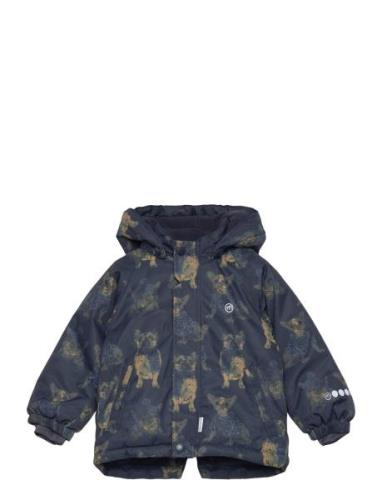 Snow Jacket Aop Minymo Navy