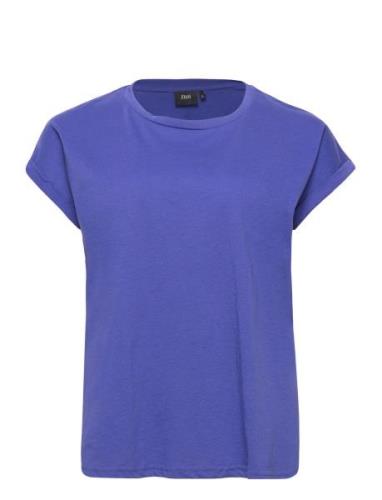 Mkatja, S/S, Loose Tee Zizzi Blue