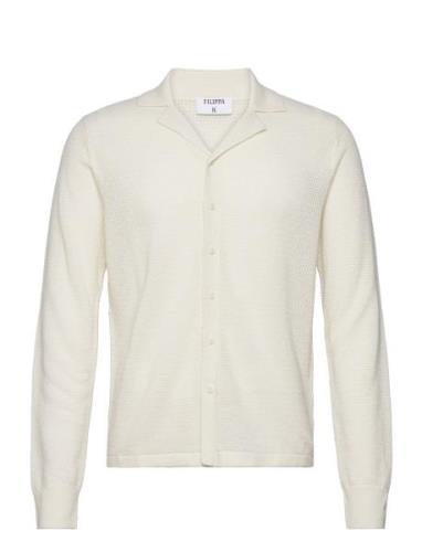 Knitted Shirt Filippa K Cream