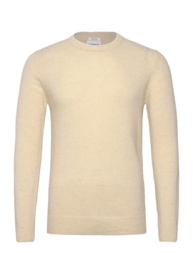 Lambswool O-Neck Knit Lindbergh Cream