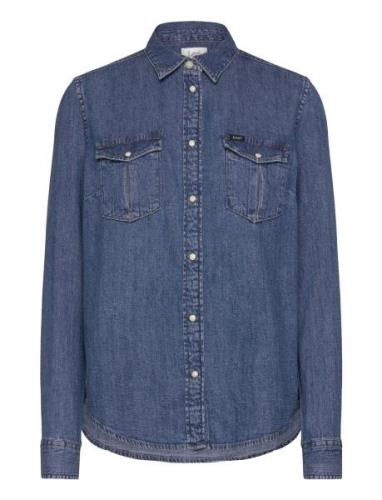 Regular Western Shirt Lee Jeans Blue