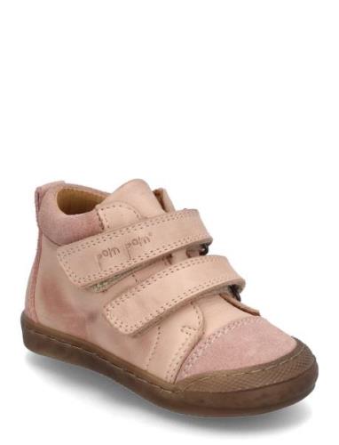 Sneaker™ Velcro Shoe Pom Pom Pink