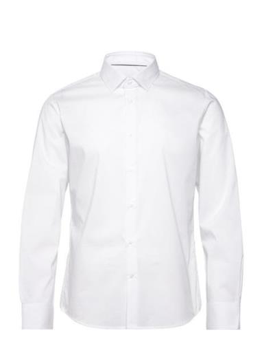 Regular-Fit Stretch Cotton Shirt Mango White