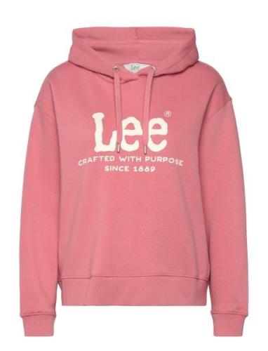 Logo Hoodie Lee Jeans Pink