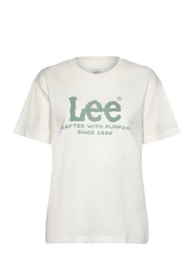 Ss Logo Tee Lee Jeans White