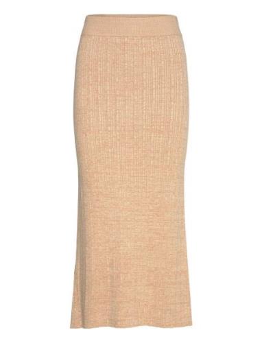 Synne Marled Skirt MAUD Beige