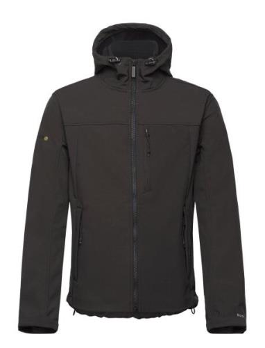 Hooded Soft Shell Trekker Jkt Superdry Black