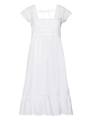 Nightdress Broderie Anglaise Lindex White