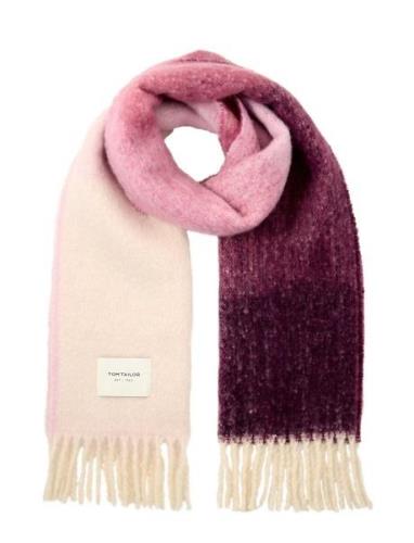 Cosy Brushed Colorflow Scarf Tom Tailor Pink