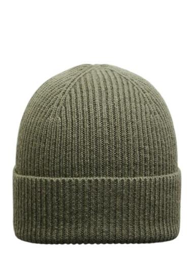 Slhmason Merino Wool Beanie Selected Homme Green