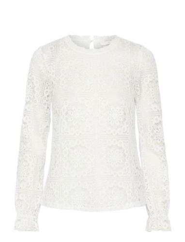 Crtiley Lace Blouse Cream White