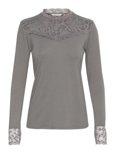 Crtrulla Jersey Blouse Cream Grey