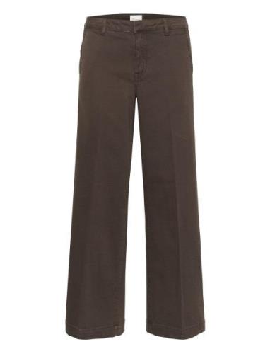 Laramw 149 Wide Pant My Essential Wardrobe Brown