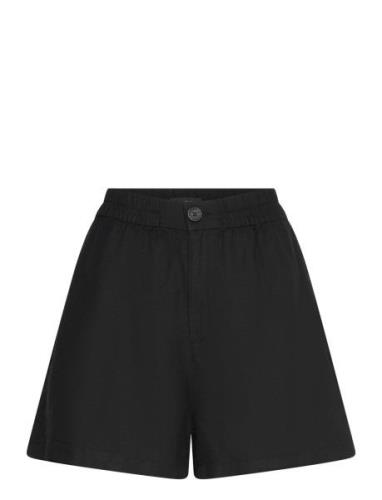 Shorts Sarah Linen Lindex Black