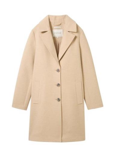 Long Coat Tom Tailor Beige