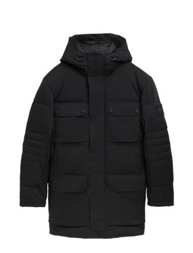 Hybrid Down Parka Tom Tailor Black