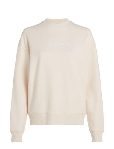 Hero Logo Sweatshirt Calvin Klein Cream