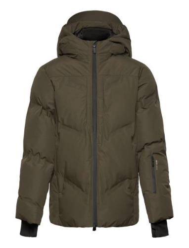 Jcoslay Heat Quilted Puffer Sn Jnr Jack & J S Khaki