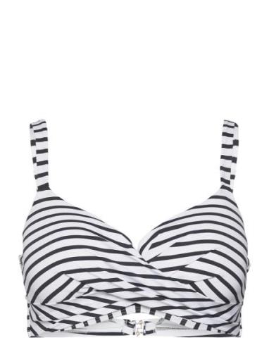 Swim Bra Liljatshirt Twist Mat Lindex White