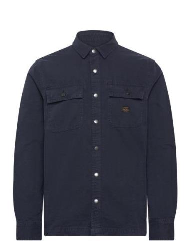 Canvas Workwear Overshirt Superdry Navy