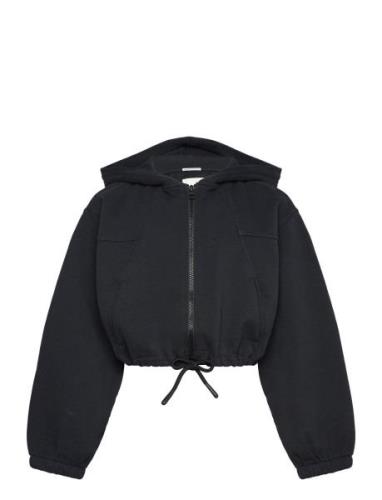 Cropped Cutline Hoody Jacket Tom Tailor Black