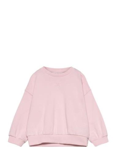 Cotton Sweatshirt Mango Pink