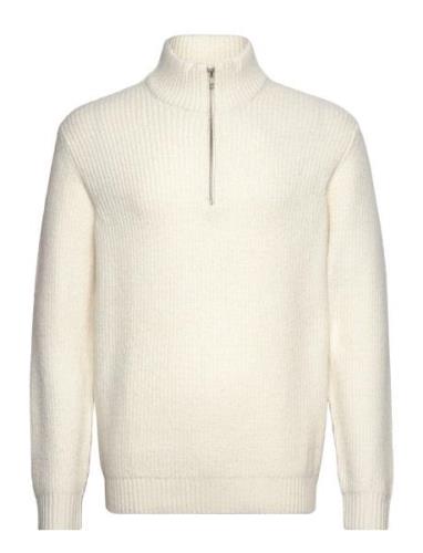 Stand-Up Collar Knit Lindbergh Cream