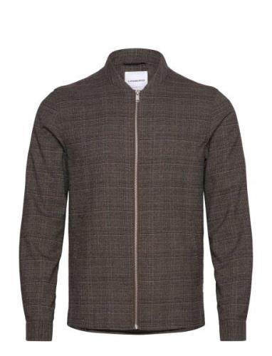 Checked Overshirt Lindbergh Brown