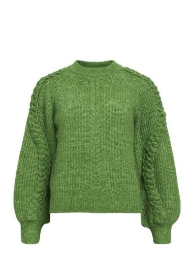 Objruna Knit L/S Re Pullover 134 Object Green