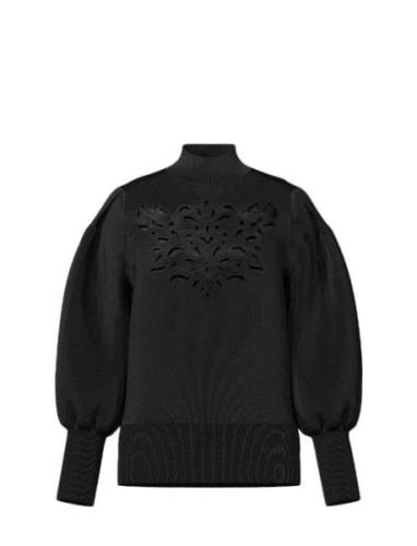 Yasfiraz Ls Knit Pullover S. YAS Black