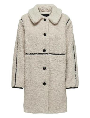 Onlrubi Shearling Coat Otw ONLY Cream