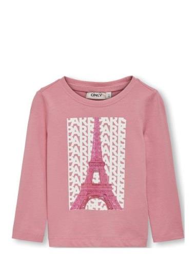 Kmgcelina Life Reg L/S City Top Box Jrs Kids Only Pink