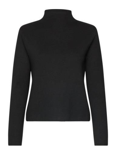 High Collar Sweater Mango Black