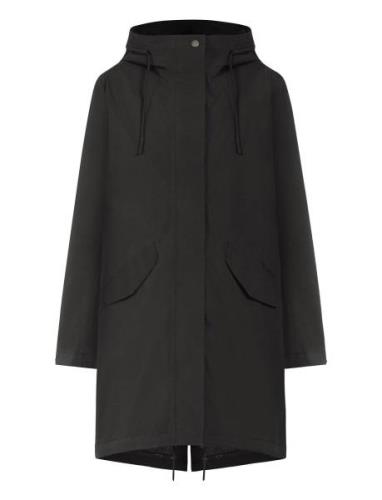 Annabell Wns Parka Didriksons Black