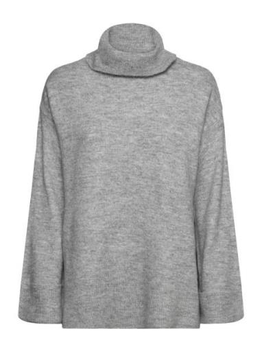 Virolfie L/S Highneck Knit Pullover/Ka Vila Grey