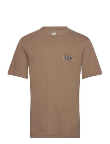 Big Logo Tee Lee Jeans Brown