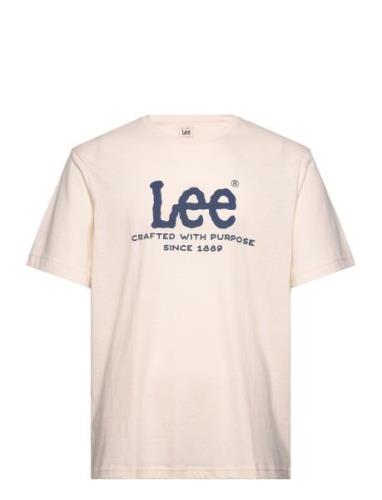 Relaxed Logo Tee Lee Jeans Cream