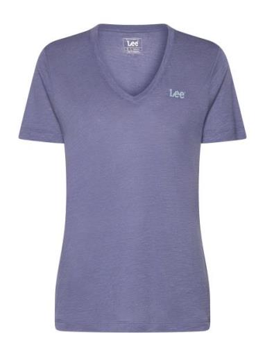 V Neck Tee Lee Jeans Blue