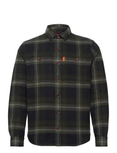 Vintage Check Overshirt Superdry Black