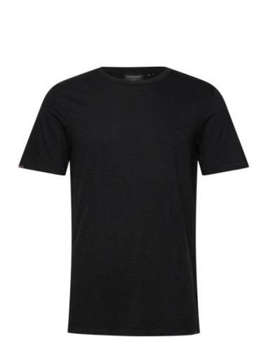 Crew Neck Slub Ss T-Shirt Superdry Black