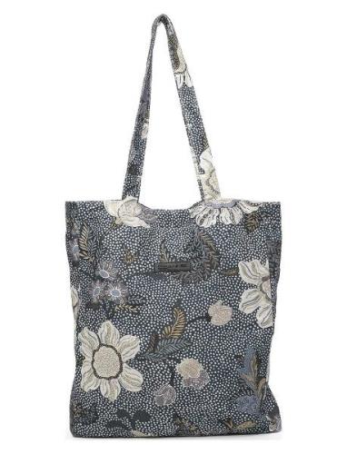 New Shopper Denim Blue Flower Linen Ceannis Blue