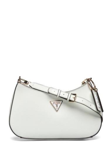 Noelle Top Zip Shoulder Bag GUESS White