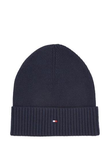 Th Flag Pima Cotton Beanie Tommy Hilfiger Navy