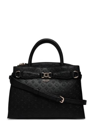 Arlena Logo Girlfriend Satchel GUESS Black