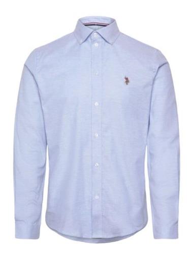 Uspa Shirt Flex Calvert Men U.S. Polo Assn. Blue