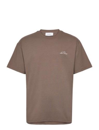 Crew T-Shirt Les Deux Brown