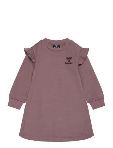 Hmlwulbato Dress Ls Hummel Pink